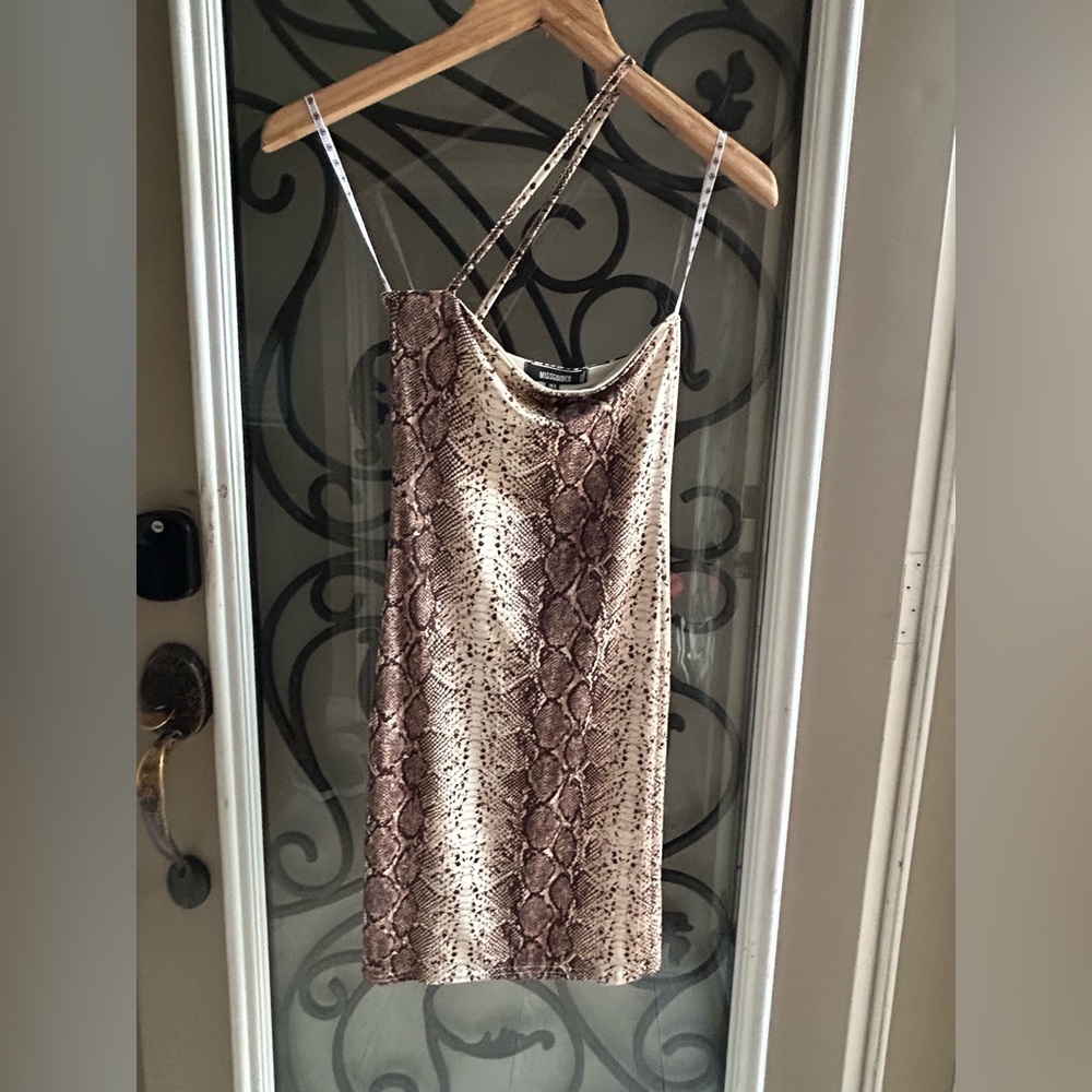 Missguided White Strappy Dress